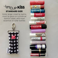 Buffalo Plaid LippyClip KISS for Larger Lip Balms TMLL Lip Drip: Jumbo (fits TMLL Lip Drip)