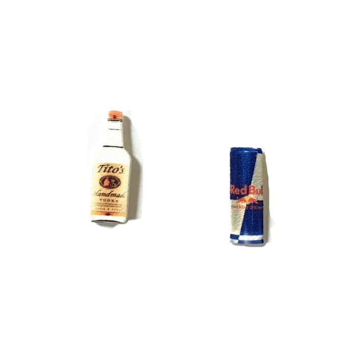 Vodka + Red Bull Stud Earrings