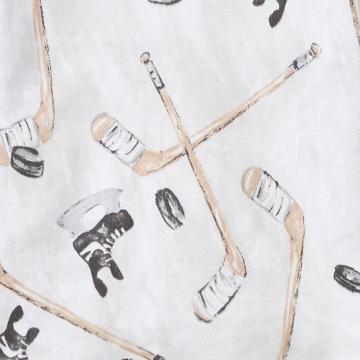 Hockey Season Organic Cotton Two-Piece Pajama Set