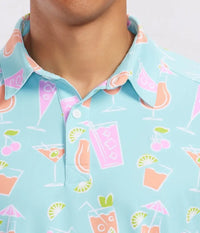 Cocktail Caddy Men's Golf Polo