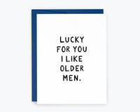 Funny Birthday Card to Husband, Anniversary Cards, Older Men