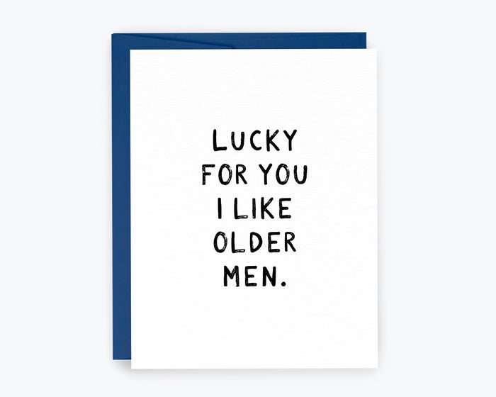 Funny Birthday Card to Husband, Anniversary Cards, Older Men