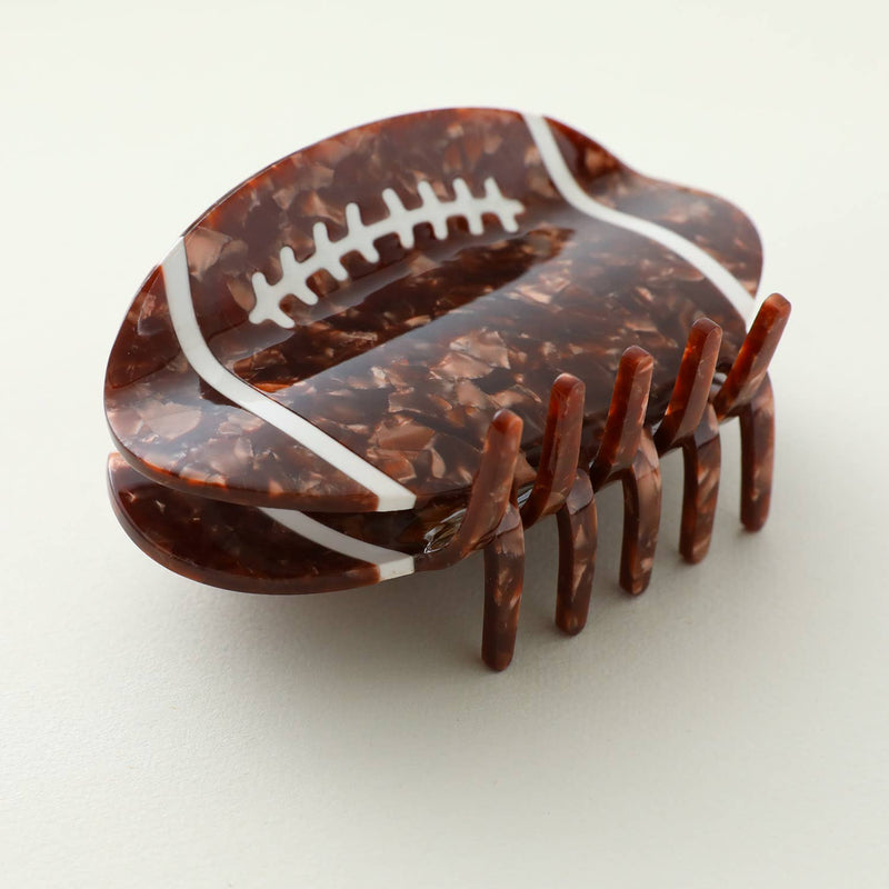 Game Day Football Claw Clip