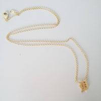 Detroit 'D' Necklace in Gold