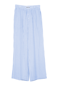 Blue Striped Boxer Casual Lounge Shorts