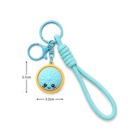 12PCS - Cute Bao Bun Dumpling Bag Charm Keychains