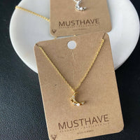 Moon Glow Necklace: Silver
