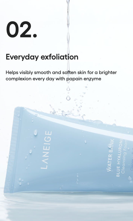 LANEIGE MINI Water Bank Blue Hyaluronic Cleansing Foam