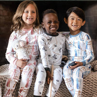 Hockey Season Organic Cotton Two-Piece Pajama Set