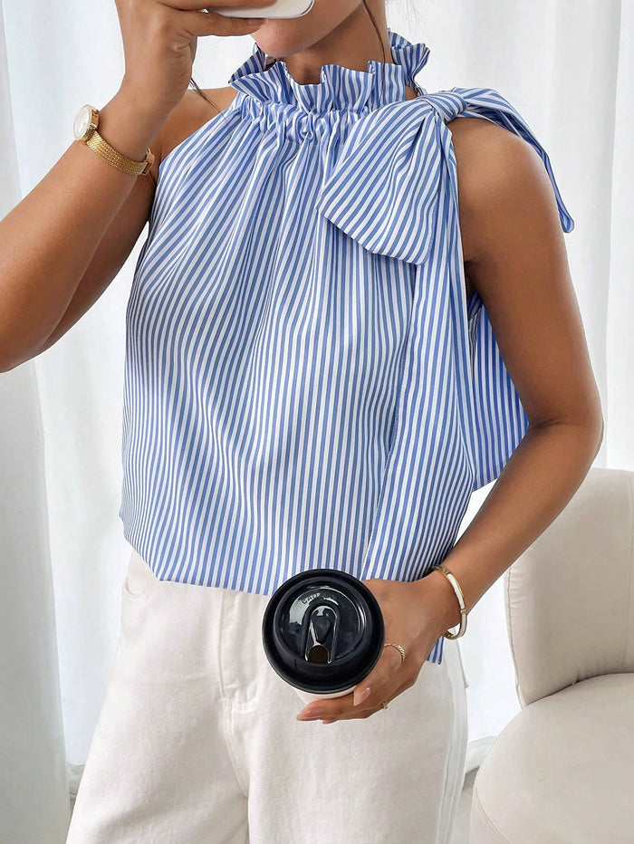 Knot Yours Striped Blouse