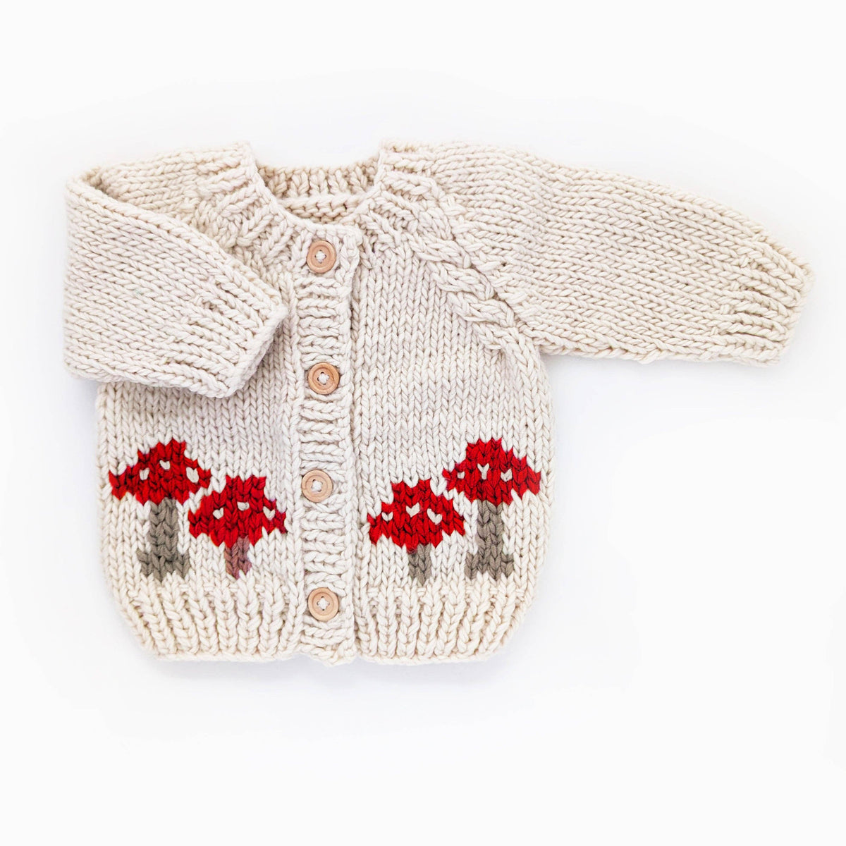 Mushroom Cardigan Sweater for Baby & Toddler