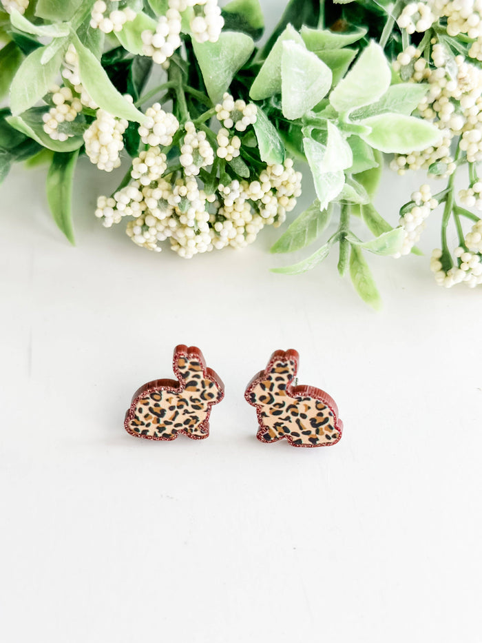 Wild Bunny Stud Earrings