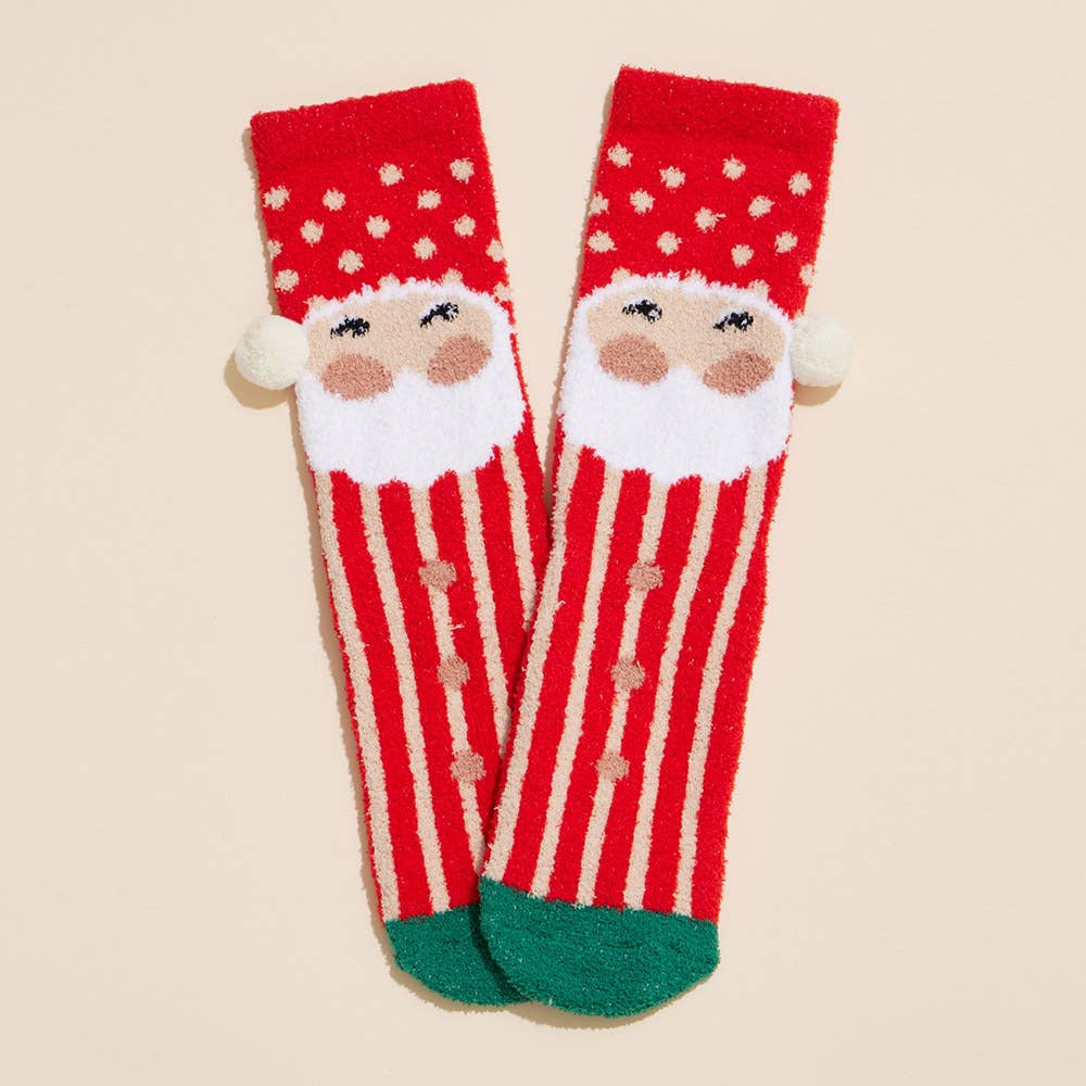 4Pairs - Santa Reindeer Christmas Bundle Gift Socks Set