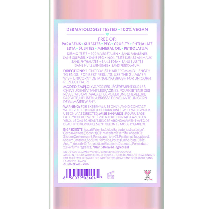 Unicorn Hair Detangler Mist Spray