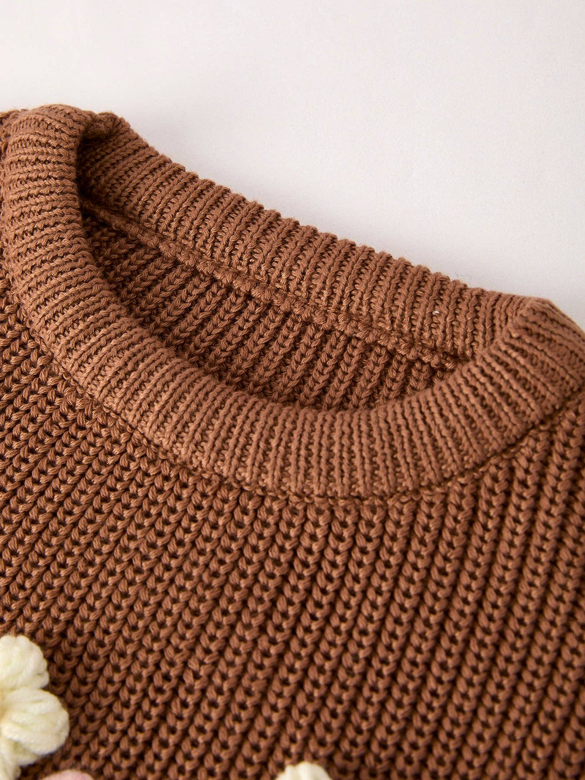 Girls Winter Chocolate Pullover Sweater