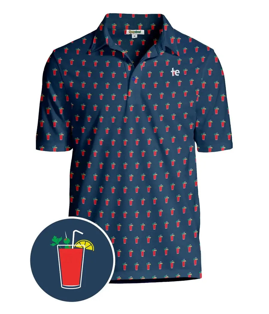 Bloody Mary Men’s Golf Polo Shirt