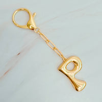 Whimsy Balloon Letter Initial Bag Charm: P