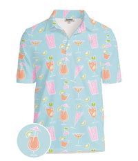 Cocktail Caddy Men's Golf Polo