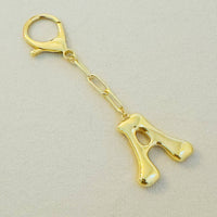 Whimsy Balloon Letter Initial Bag Charm: A