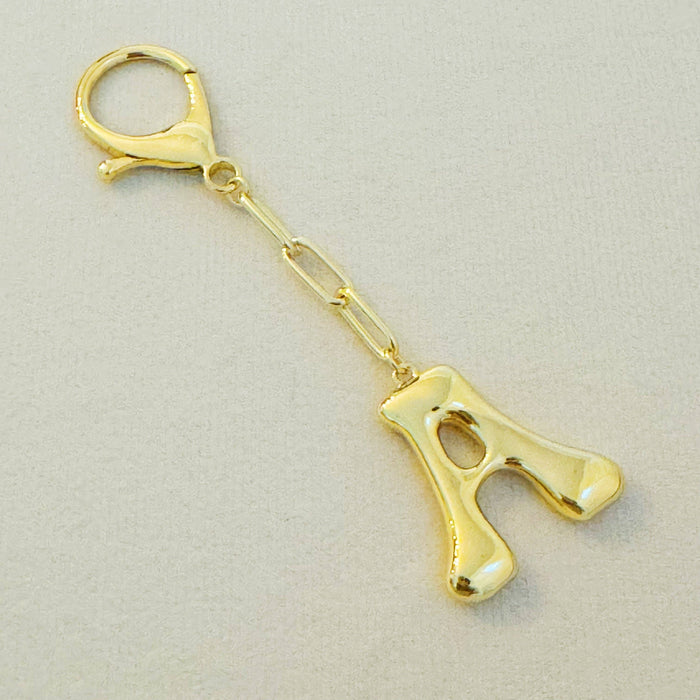 Whimsy Balloon Letter Initial Bag Charm: A
