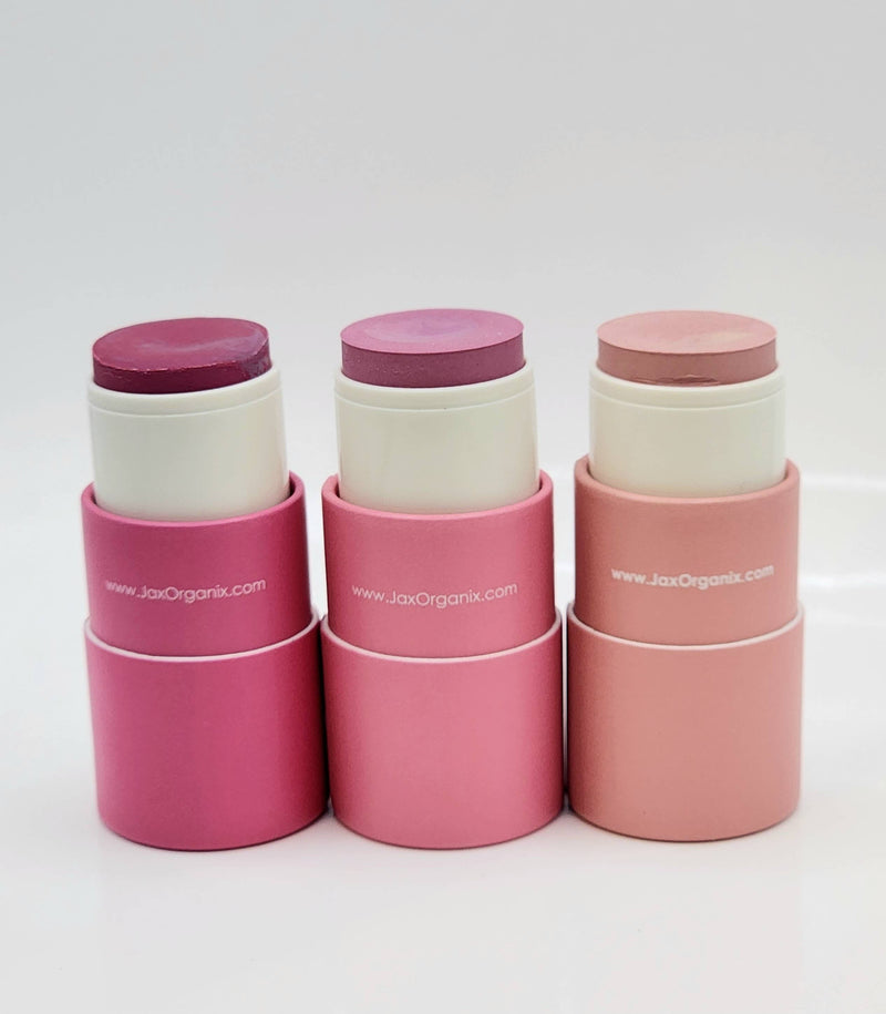 Jax Organix SPF 16 Tinted Lip& Face Balm: Sandy Rose Shimmer