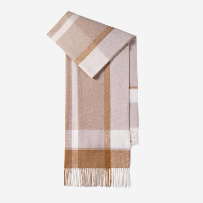 Espresso Embrace Luxury Style Scarf