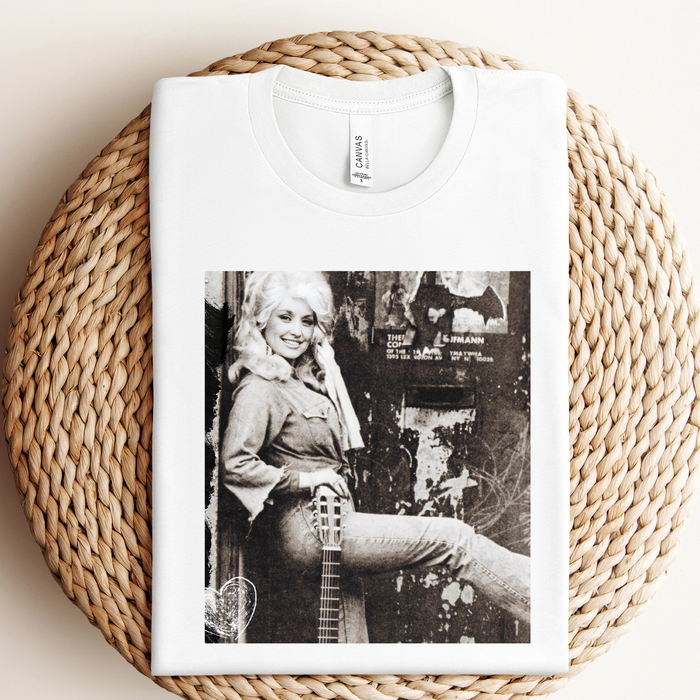 Miss Dolly Graphic Tee in White