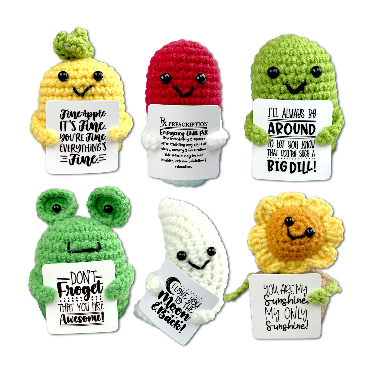 Emotional Support Crochet Plush Pals