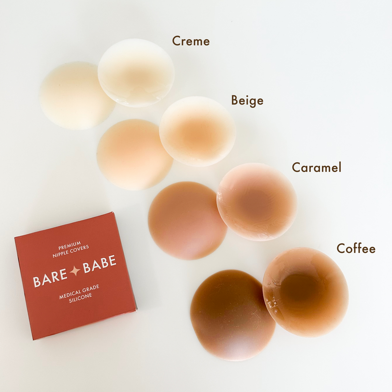 Invisible Non-Adhesive Nipple Covers: Honey