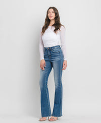 High Rise Full Length Bootcut Jeans