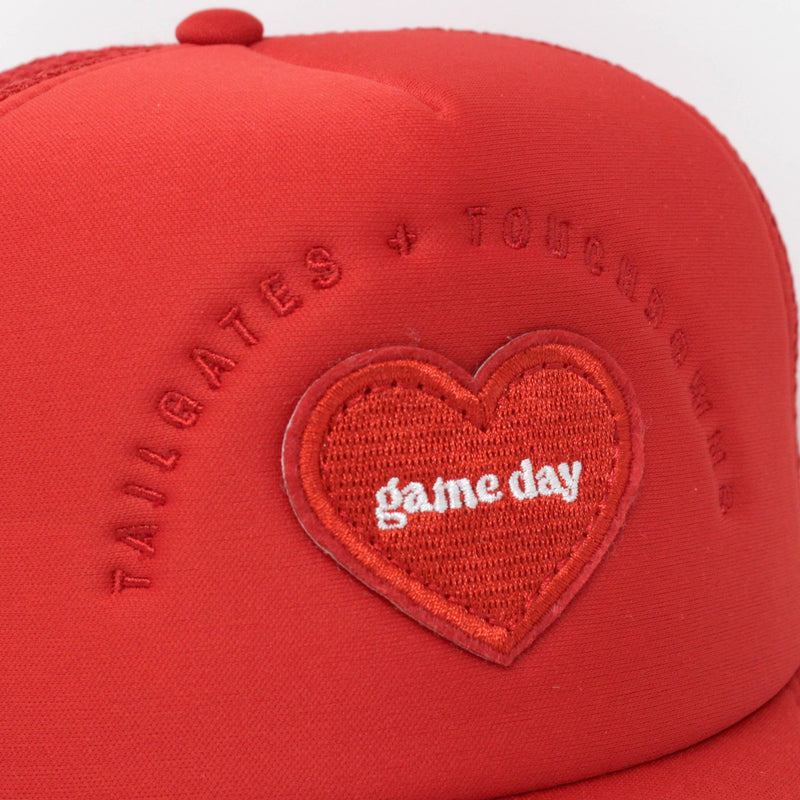 Red Game Day Trucker Hat - Red