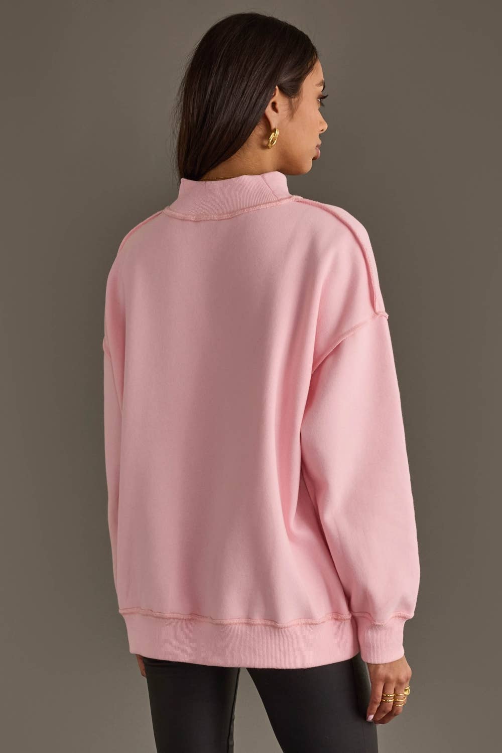 Pink Merry & Cheers Reversible Sweatshirt