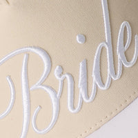 BRIDE Embroidered  Canvas Two-Tone Trucker Hat