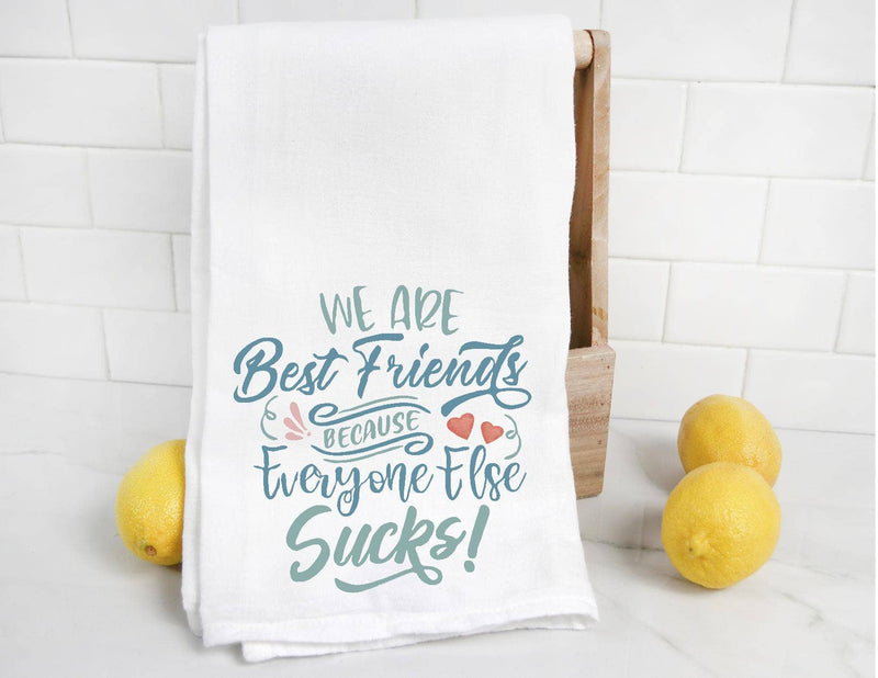 We Are Best Friends Tea Towel