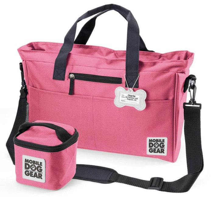 Pink Away Tote Bag (All Size Dogs): Pink