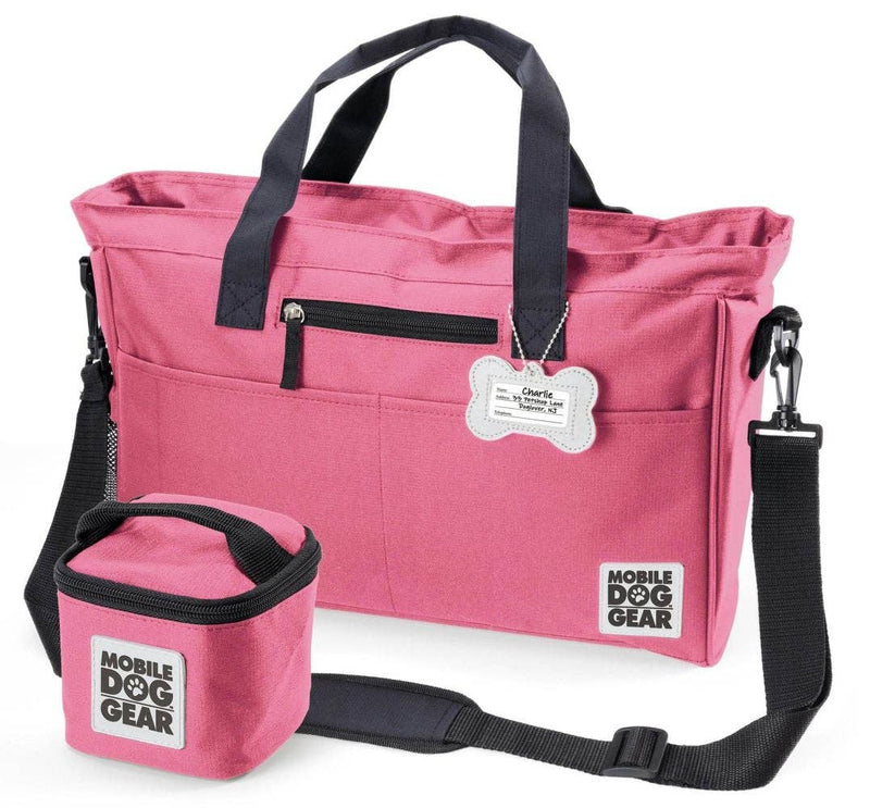 Pink Away Tote Bag (All Size Dogs): Pink