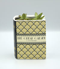 Great Gatsby Small Book Vase