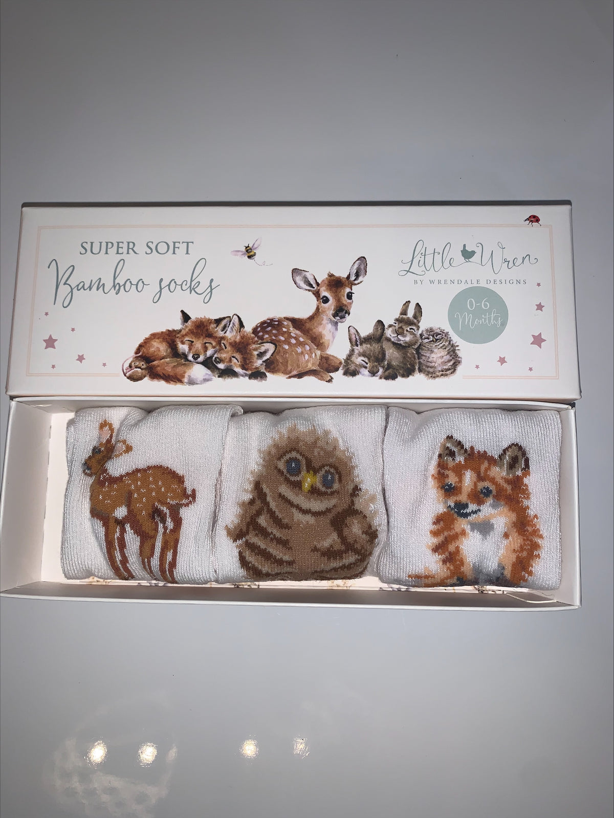 Little Wren Baby Bamboo Socks Set