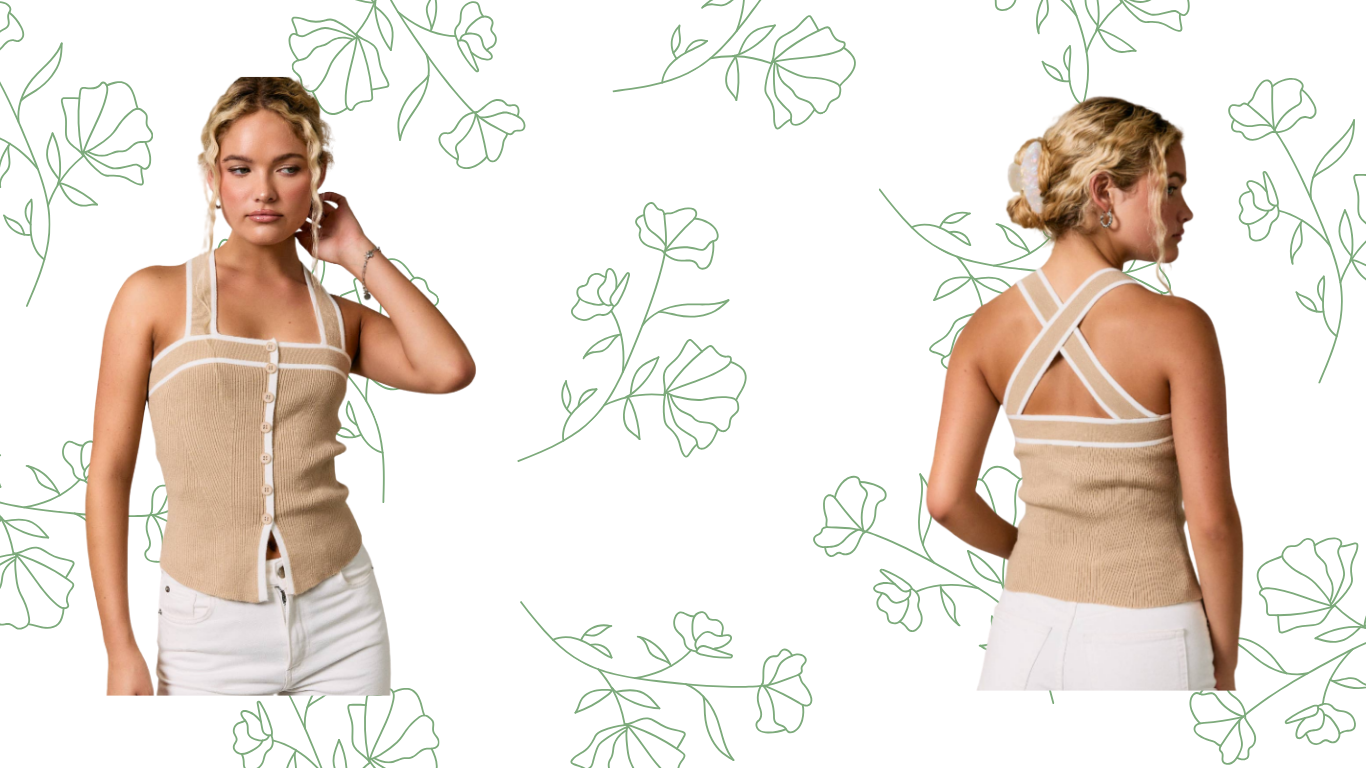 SWEATER RIBBED TANK