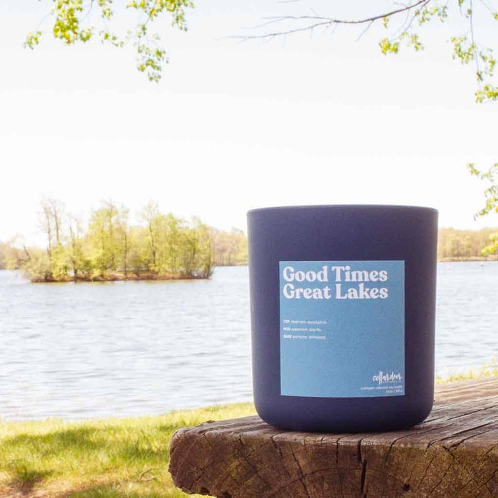 Good Times Great Lakes - 13 oz Wood Wick Soy Candle