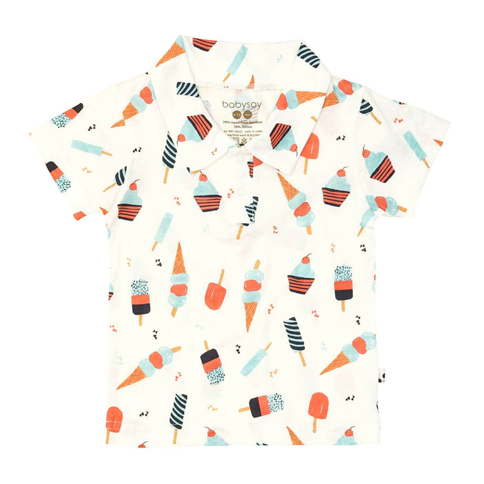 Short Sleeve Polo Tee Summer Treat