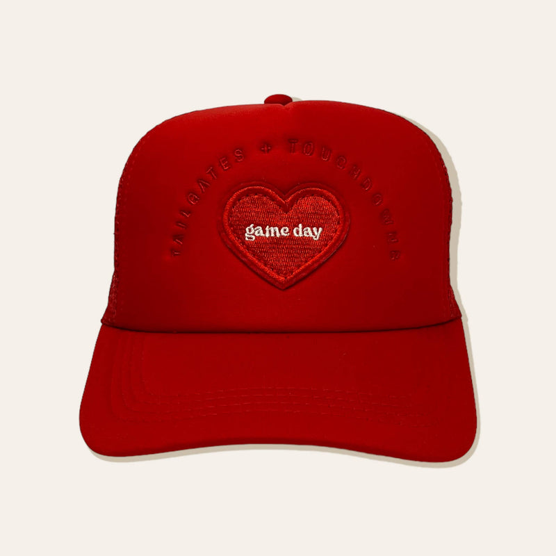Red Game Day Trucker Hat - Red