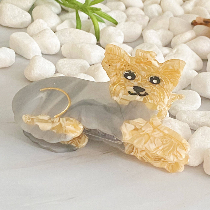 Dog Hair Claw Clip: Yorkshire Terrier