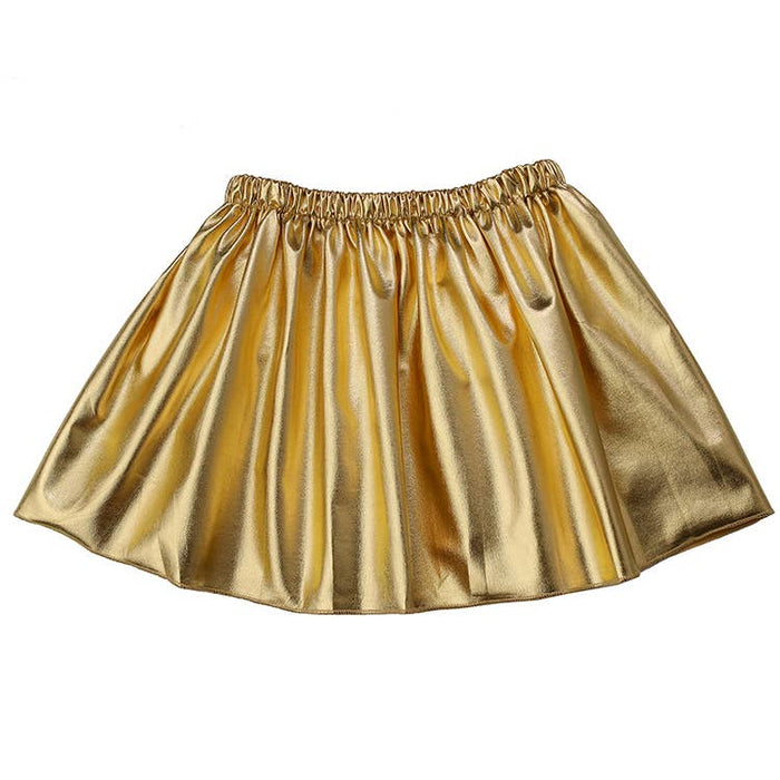 Gold Metallic Skirt
