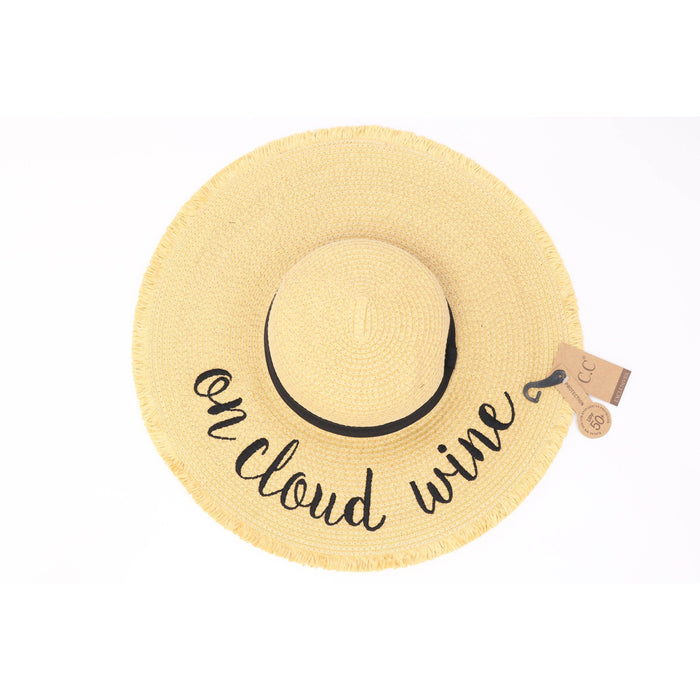 "On Cloud Wine” Flappy Sun Hat