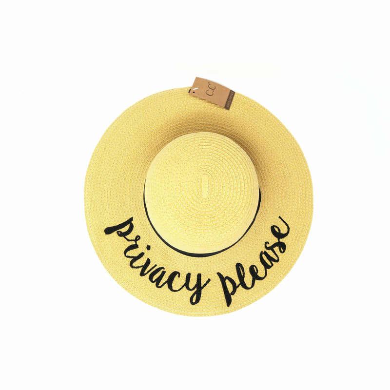Privacy Please Sun Hat