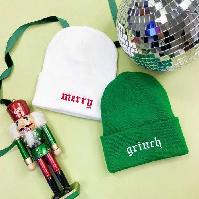 Merry Beanie in White