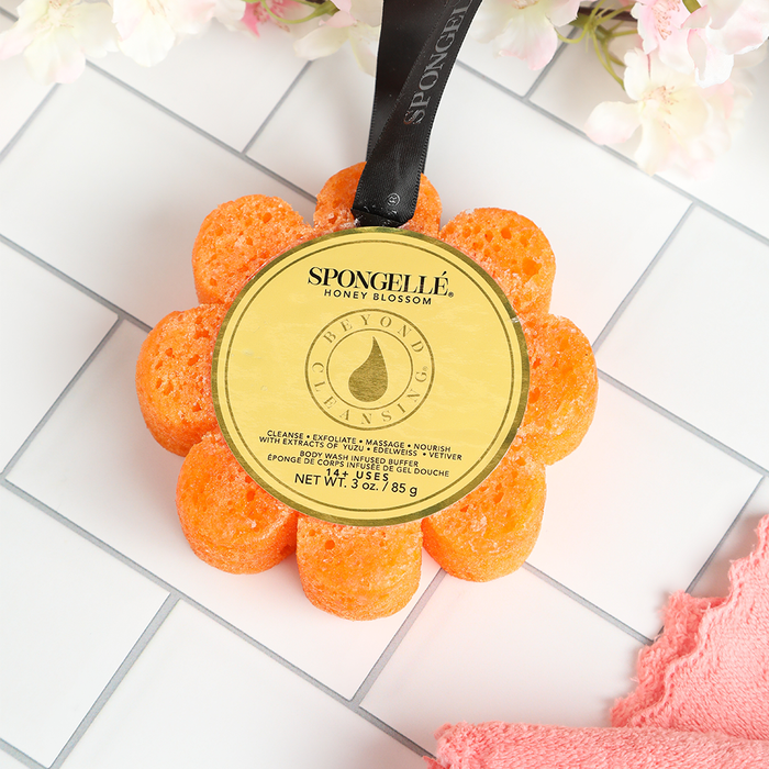 Spongelle Soap-Infused Sponge Honey Blossom