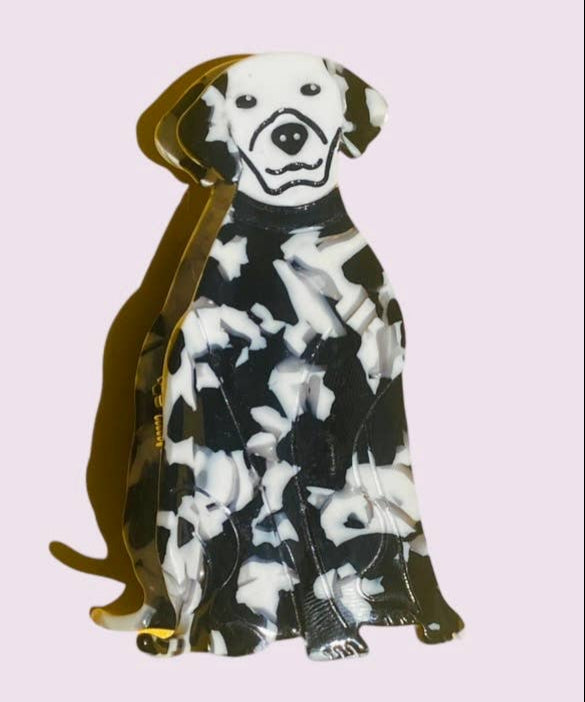 Dog Hair Claw Clip: Dalmatian