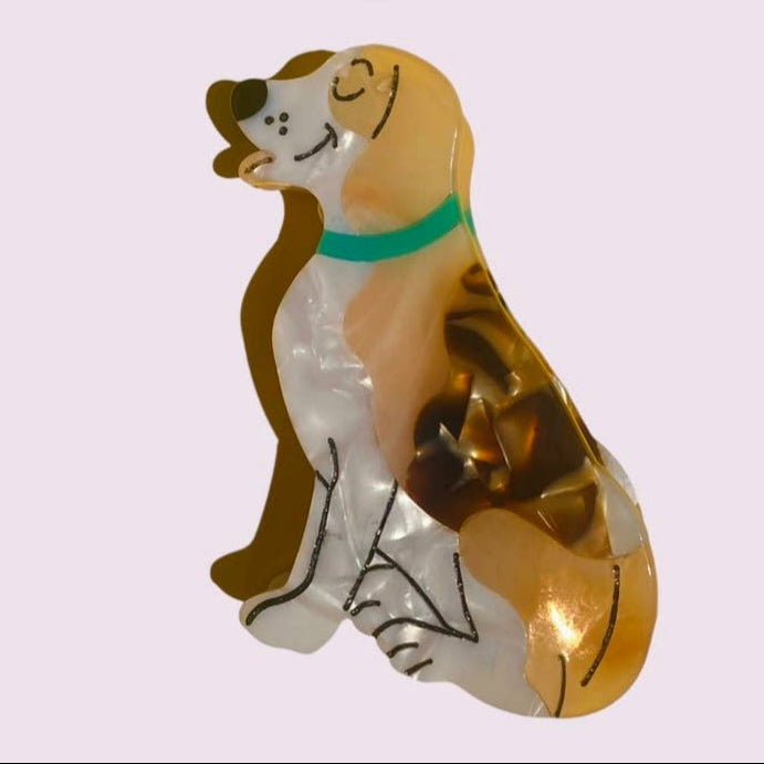 Dog Hair Claw Clip: Beagle